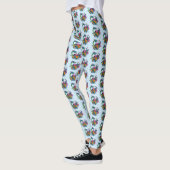 Chinesischer Wasserdrache Koi Fisch Leggings (Links)