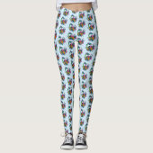 Chinesischer Wasserdrache Koi Fisch Leggings (Vorderseite)