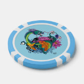 Chinesischer Wasserdrache Koi Fisch Pokerchips (Einzeln)