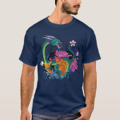 Chinesischer Wasserdrache Koi Fisch T-Shirt (Vorderseite)