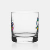 Chinesischer Wasserdrache Koi Fisch Whiskyglas (Links)