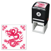 Chinesischer Wasserdrache Permastempel (Beispiel)