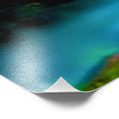 Chinesischer Wasserfall Fotodruck (Ecke)