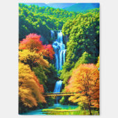Chinesischer Wasserfall Magnet (Vorderseite)