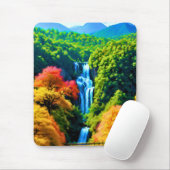 Chinesischer Wasserfall Mousepad (Mit Mouse)