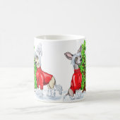 Chinesischer Weihnachtsbaum Kaffeetasse (Mittel)