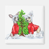 Chinesischer Weihnachtsbaum Magnet (Vorne)