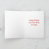 Chinesischer Weihnachtsmann Feiertagskarte (Innenseite)