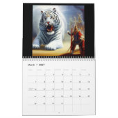 Chinesischer Weißer Tiger #1 Kalender (Mär 2027)