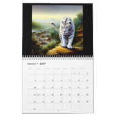 Chinesischer Weißer Tiger #1 Kalender (Jan 2027)