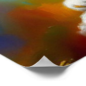 Chinesischer Weißtiger (19) Poster (Ecke)