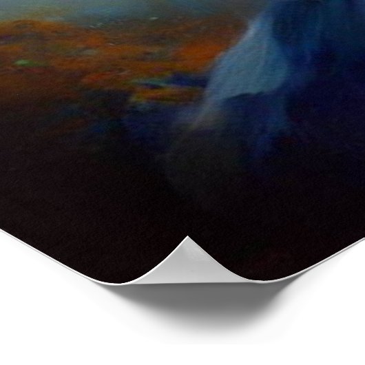 Chinesischer Weißtiger (24) Poster (Ecke)