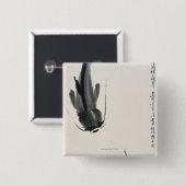 Chinesischer Wels Button (Vorne & Hinten)