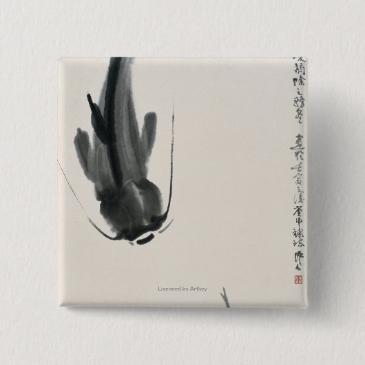 Chinesischer Wels Button (Vorderseite)