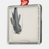 Chinesischer Wels Silbernes Ornament (Links)