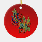 Chinesischer wohlhabender keramik ornament (Vorne)