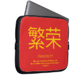 chinesischer Wohlstand Laptopschutzhülle (Vorne Rechts)