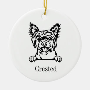 Chinesischer Zierhund Keramik Ornament