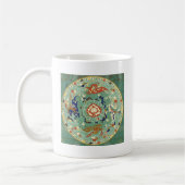 Chinesischer Zirkel Blau grün Kaffeetasse (Links)