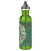 Chinesischer Zirkel Blau grün Trinkflasche (Rechts)