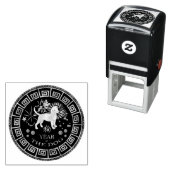 Chinesischer Zodiac Dog ID542 Permastempel (Beispiel)