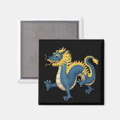Chinesischer Zodiac Dragon Astrologie Schild Schwa Magnet (Vorderseite/Rückseite)