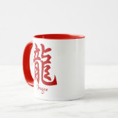 Chinesischer Zodiac Dragon Tasse (Vorderseite Links)
