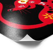 Chinesischer Zodiac Rat Fotodruck (Ecke)