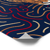 Chinesischer Zodiac Rat | Zodiac Digital Print Poster (Ecke)