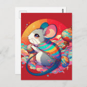 Chinesischer Zodiac: Von Ratten zu Riches Postkarte (Vorne/Hinten)