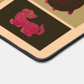 Chinesischer Zodiak Schreibtischunterlage (Ecke)