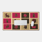 Chinesischer Zodiak Schreibtischunterlage (Tastatur & Maus)