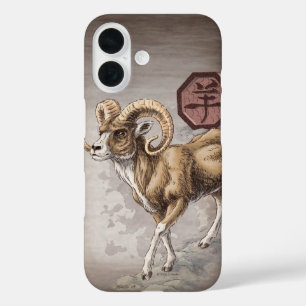 Chinesischer Zodiaka Jahr des Ram Art iPhone Case