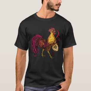 Chinesischer Zodiaka Jahr des Rooster-T - Shirt