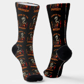 Chinesischer Zodiakdrache 2024 Socken (Gewinkelt)