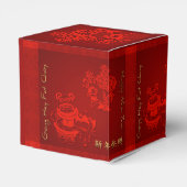 Chinesischer Zoll Neujahr Kinder Dragon CC Gefalle Geschenkschachtel (Rückseite)