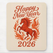 Chinesisches 2026 Feuriges Pferd Mousepad (Vorne)