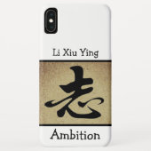 Chinesisches AMBIENTE-Symbol Personalisiert Case-Mate iPhone Hülle (Rückseite)