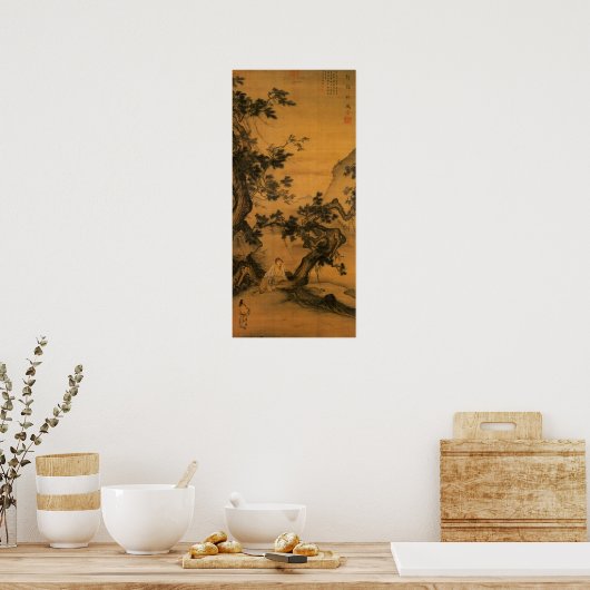 Chinesisches Artwork Poster (Küche)