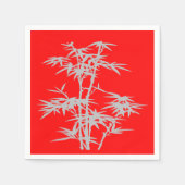 Chinesisches Bambusdinner Party Serviette (Vorderseite)