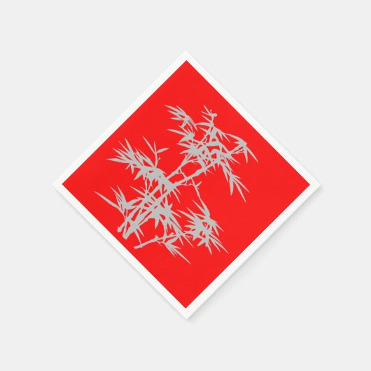 Chinesisches Bambusdinner Party Serviette (Ecke)