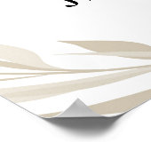 Chinesisches Begrüßungspapier Poster (Ecke)