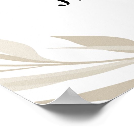 Chinesisches Begrüßungspapier Poster (Ecke)