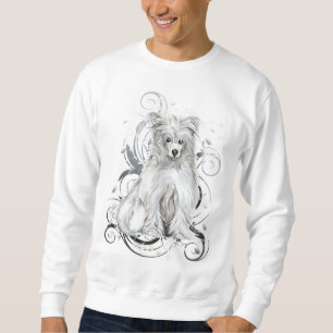 Chinesisches Blau mit Haube Notiz: Sweatshirt