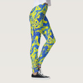 Chinesisches blaues Drache-Yoga-Hosen-Laufen Leggings (Rechts)