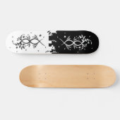 Chinesisches Blumendesign Skateboard (Horizontal)