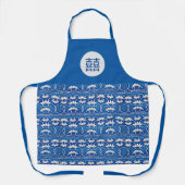 Chinesisches Blumenglück - Doppeltes Glück Schürze (Vorderseite)