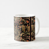 Chinesisches Blumenmuster mit schönen Vögeln Kaffeetasse (VorderseiteRechts)
