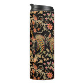 Chinesisches Blumenmuster mit schönen Vögeln  Thermosbecher (Nach rechts gedreht)