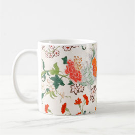 Chinesisches Blumenmuster Mitte des 18. Jahrhunder Kaffeetasse